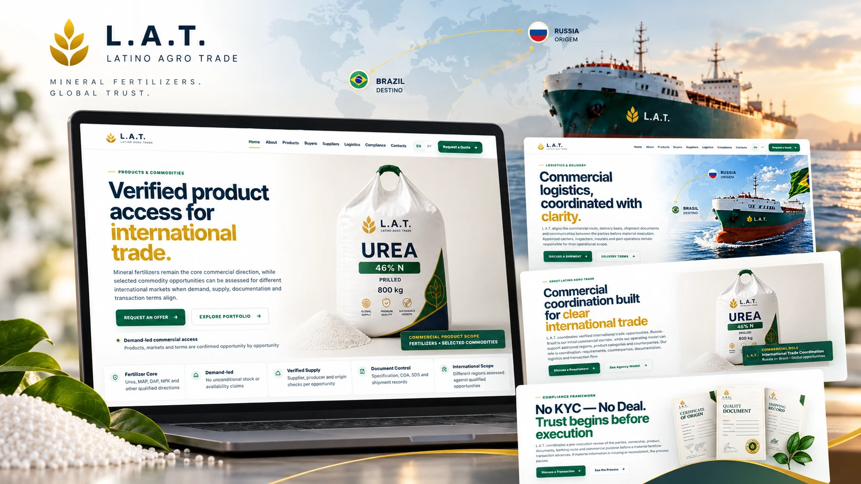 LAT — международный B2B-сайт торговли удобрениями