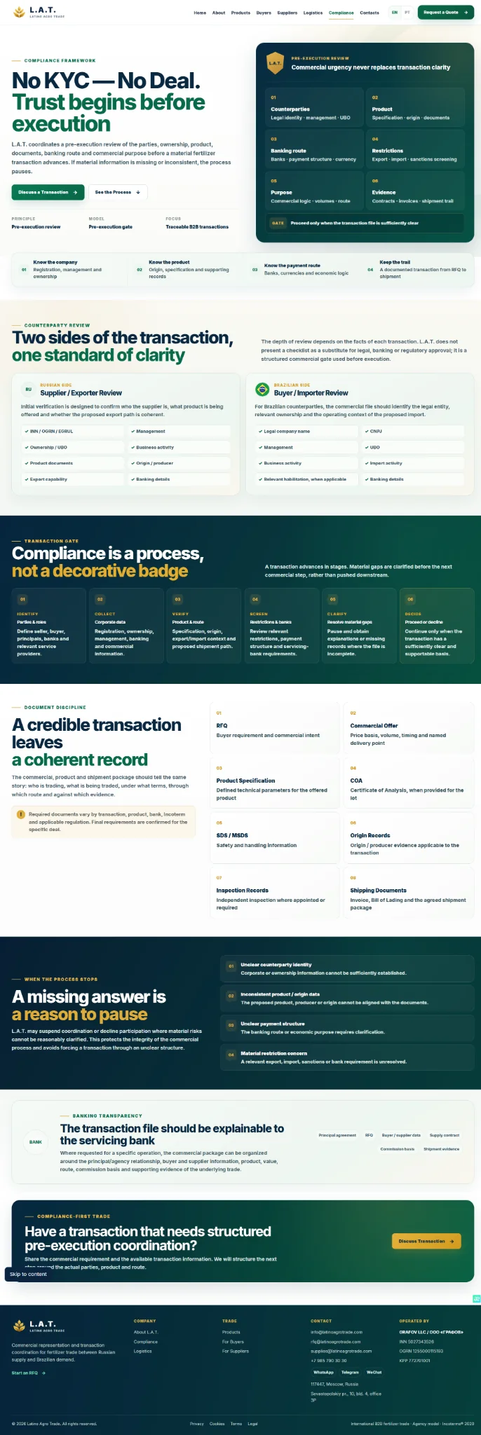 Compliance LAT